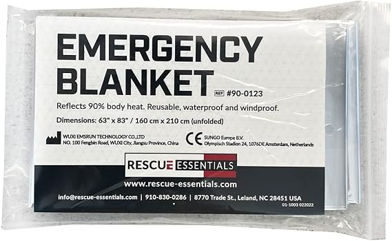Rescue Essentials Mylar Emergency Blanket (1)