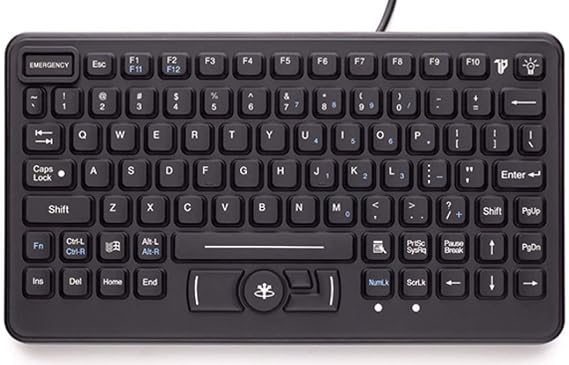 iKey SL-86-911-FSR-USB Industrial Backlit Keyboard with Emergency Key