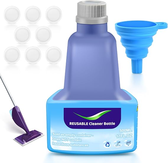 Refillable Replacement Bottle for Swiffer Wet JetTM Mop, 500ml /17 oz,Empty