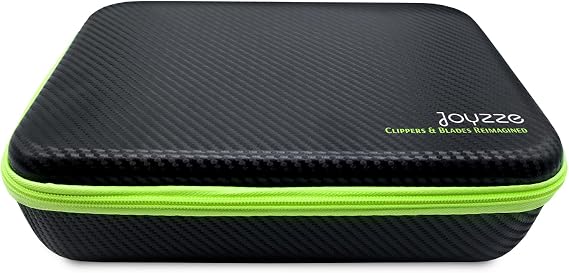Blade Storage Case for 22 Blades - Clipper Blade Organizer (Green) | Keeps a full set protected, separated and easy to carry between salon, van and mobile grooming jobs