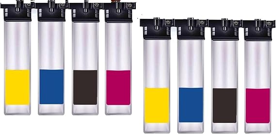 Accessories Compatible with Compatible Ink Cartridge Replacement T9451 T9452 T9453 T9454 Suitable for Epson WF-C5210DW WF-C5270DW WF-C5710DWF WF-C5790DWF Ink Printer 3*black