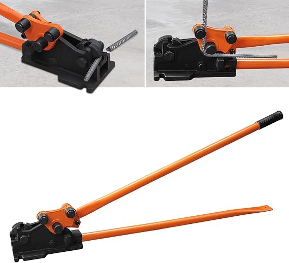 LOSCHEN Manual Rebar Cutter and Bender,for Construction Site and Home-use,Removable Rebar Shears, Rebar Bending Machine, Bending and Cutting Rebar up to 5/8 Inch