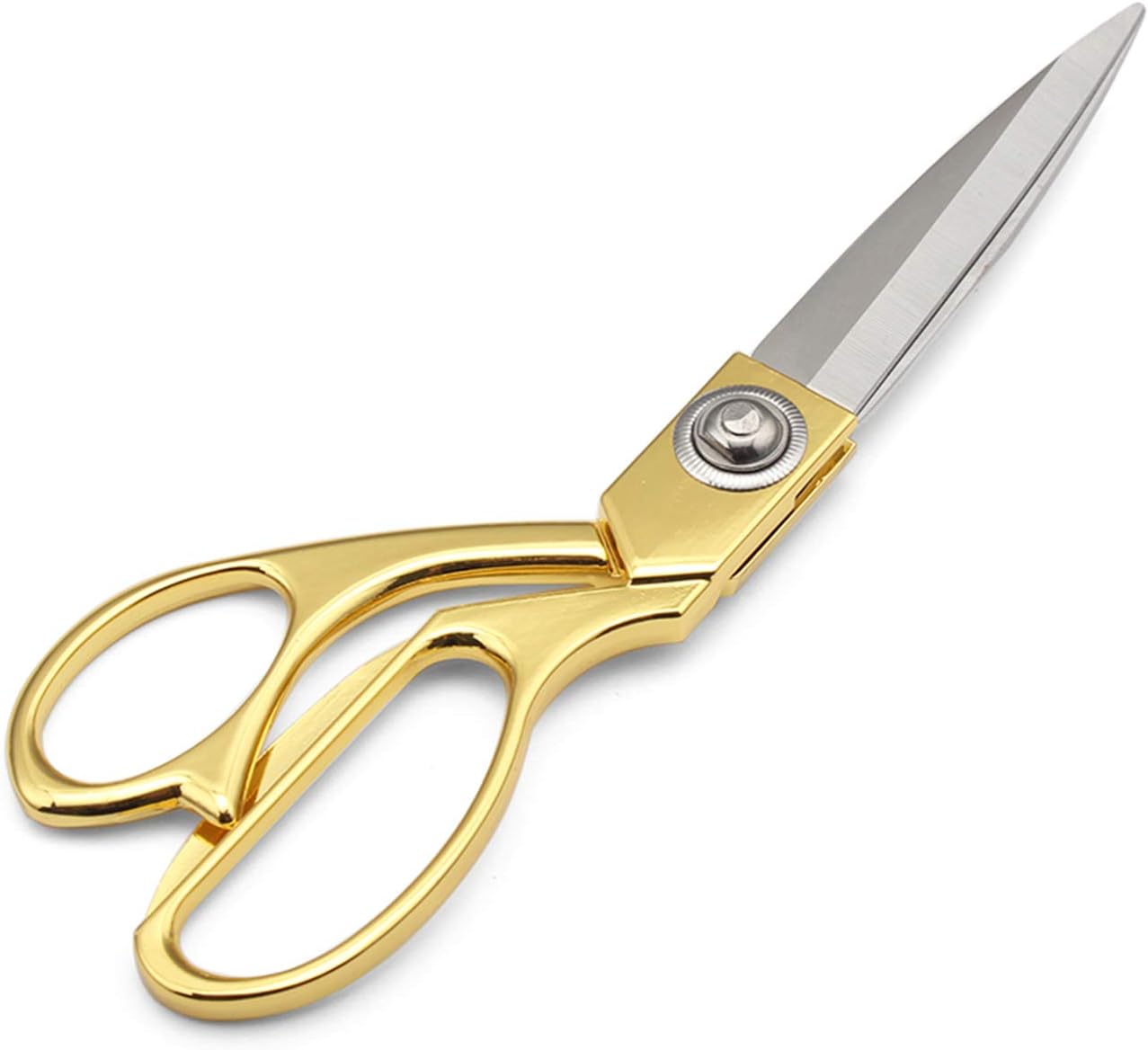 Professional Heavy Duty Sharp Tailor Scissors 10.5 Gold Stainless Steel Dressmaker Shears Multipurpose Sewing Dressmaking Fabric Scissors