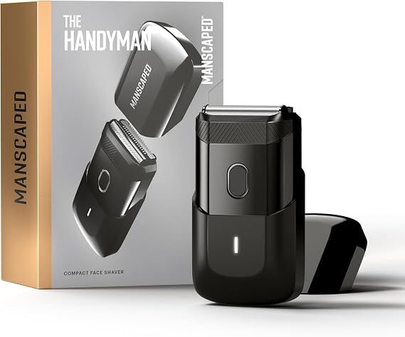 MANSCAPED The HandymanTM Compact Face Shaver Portable Mens Groomer