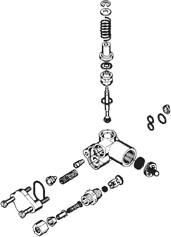 Brine Injector Drain Assembly for Fleck 5600 Valves