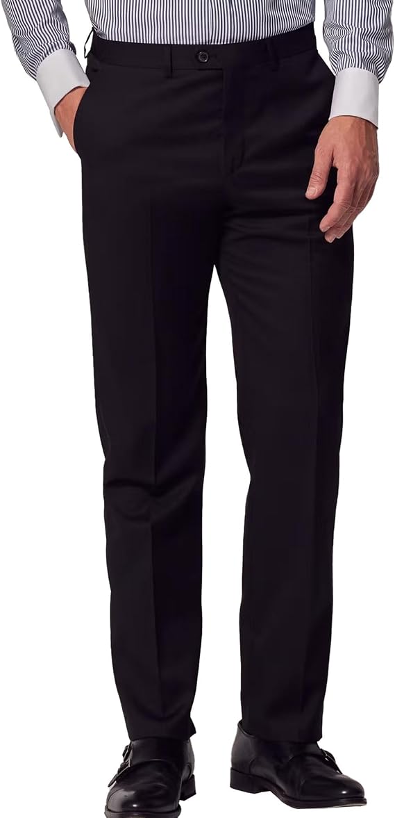 YUCENFU Men's Dress Pants Expandable Waist Stretch Slacks