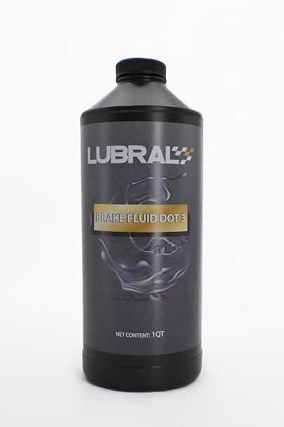 Brake Fluid DOT 3 1QT Single Pack 1
