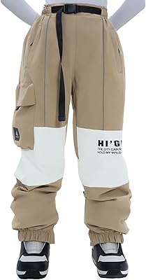 Ski Pants Snow Snowboard Pants Waterproof Insulated Baggy Windproof Hiking Winter Warm for Men Women