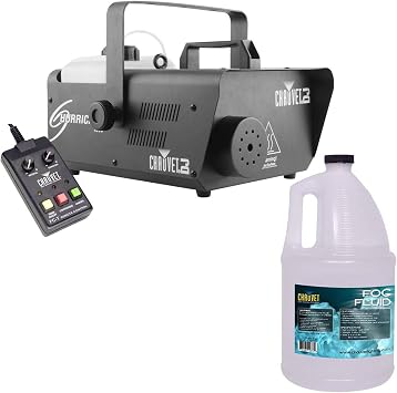 CHAUVET DJ Hurricane 1600 Fog/Smoke Machine w/Wired Remote + Fog Fluid | H1600