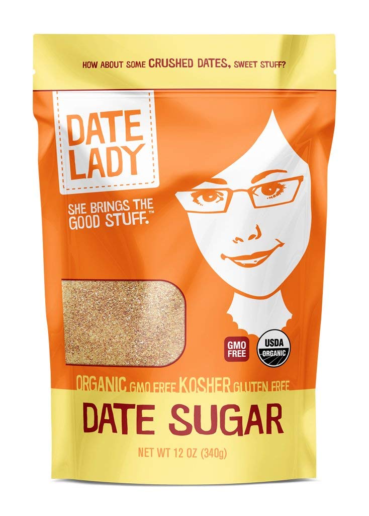 Organic Date Sugar, 12 oz | 100% Whole Food Sweetener | Vegan, Paleo, Gluten-free & Kosher | 100% Ground Dates | Contains Fiber from the Date 1 Bag
