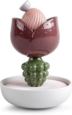 LLADRO. Porcelain Perfume Diffuser Imaginary Flower III Valencia Gardens Essence with Delicate and Fresh Aroma. Diffusers Inspired by the Plant World