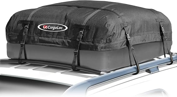 Cargoloc 32424 15-CubicFeet Deluxe Roof Top Waterproof Cargo Carrier