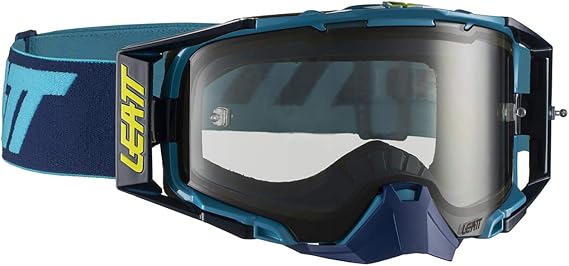Leatt Velocity 6.5 Adult Off-Road Motorcycle Goggles - Ink/Blu Light Grey/One Size