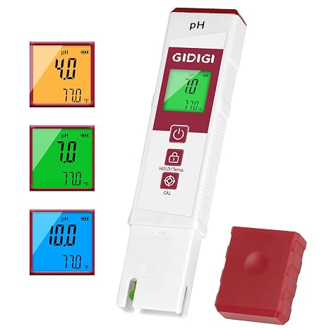 Digital pH Meter, 2 in 1 pH Temp. ATC Tester Pen for Water