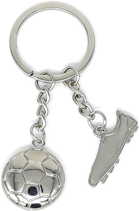Mini Cute Soccer Keychain Sport Ball Football Key Chain Rings for Men Women Boys Girls
