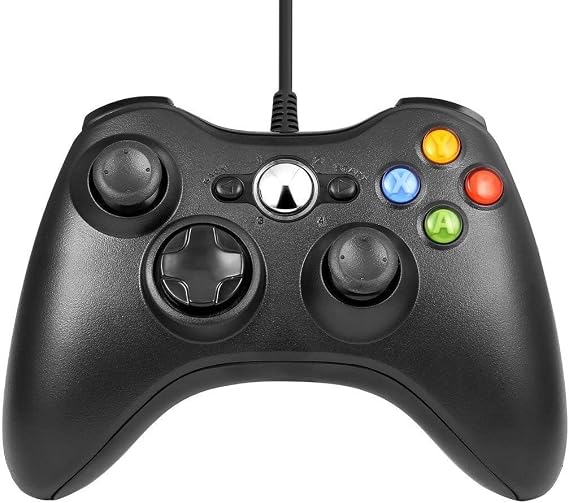 Xbox 360 Controller PC Kablolu Oyun Kolu 2,20m USB Kablolu Bilgisayar Oyun Kolu Gamepad Joystick Controller Bilgisayar Uyumlu