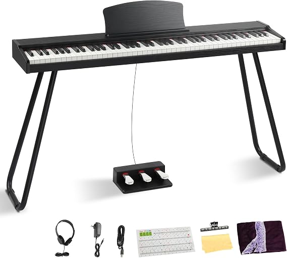 Ktaxon 88 Key Semi-Weighted Keyboard Piano, Digital Piano Keyboard