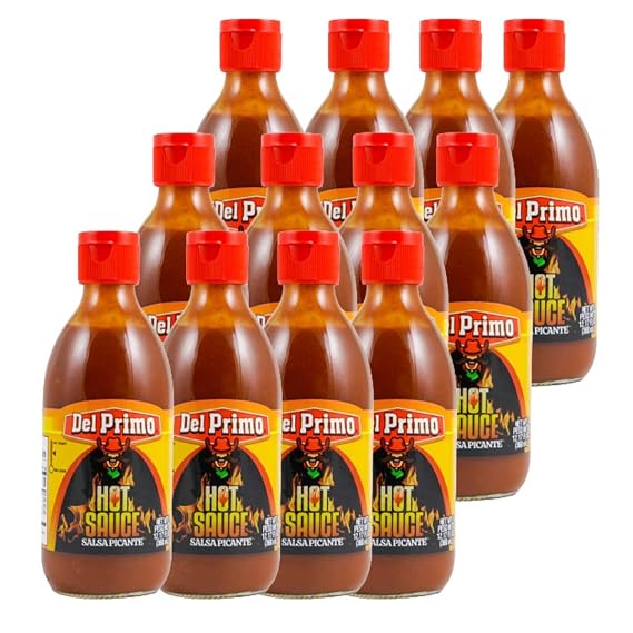 Salsa Del Primo Hot Sauce 12.17oz (12 Pack)
