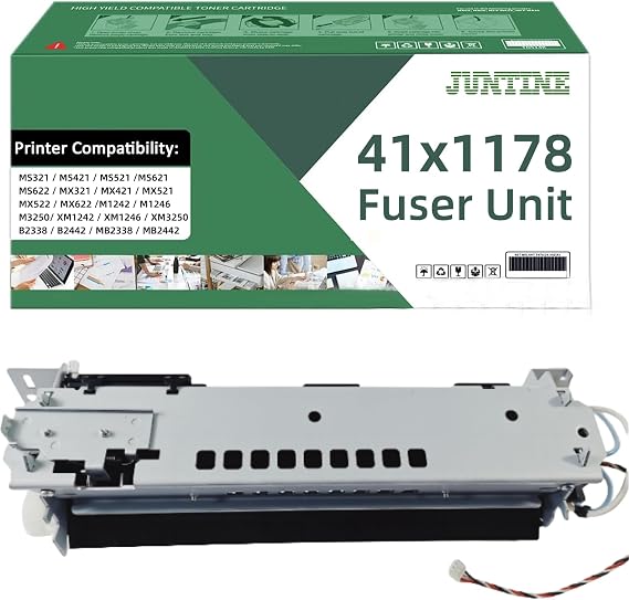 41X1178 Fuser Unit Replacement for Lexmark 41X1178 Fuser Unit Compatible with Lexmark MS321 MS421 MS521 MS621 MS622 MX321 MX421 MX521 MX522 MX622 M1242 XM3250 B2338 Printer(110V,1-Pack)