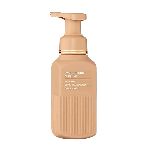 Bath & Body Works Gentle & Clean Foaming Hand Soap, Sweet Orange & Agave Citrus Scent, Non-Drying, Made Without Sulfates & Parabens, Foaming Hand Wash for Kitchen & Bathroom, 8.75 fl oz - 1 Pack