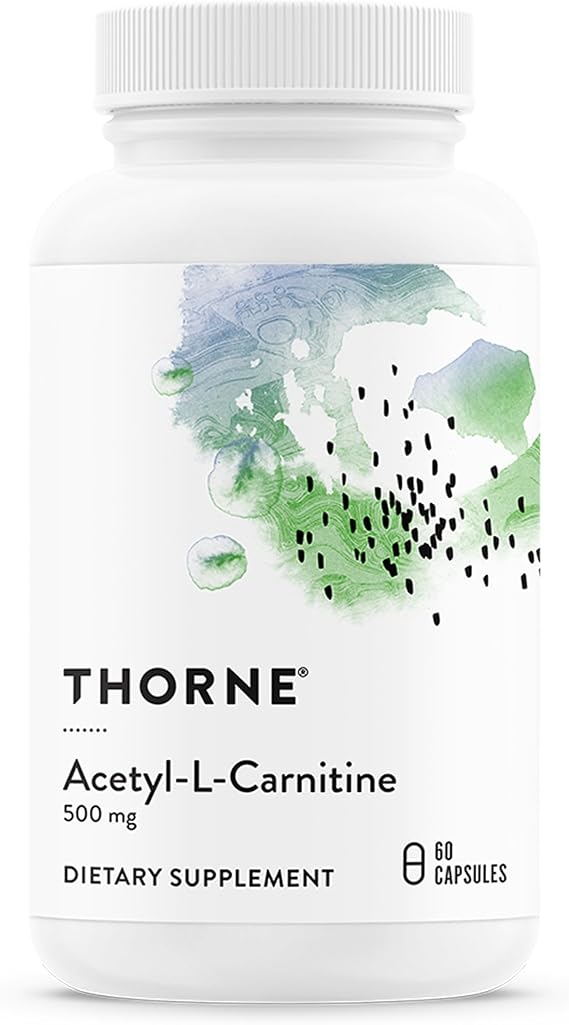 THORNE Acetyl-L-Carnitine, 500 mg per Capsule, 60 Capsules