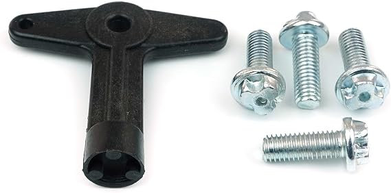 BSP501 Alloy Wheel Centre Cap Locking 22.3 mm Nut Screws Bolts with Key Compatible with Renault Clio Espace Scenic Laguna Megane Modus Vel Satis Twingo Kangoo 7700422600
