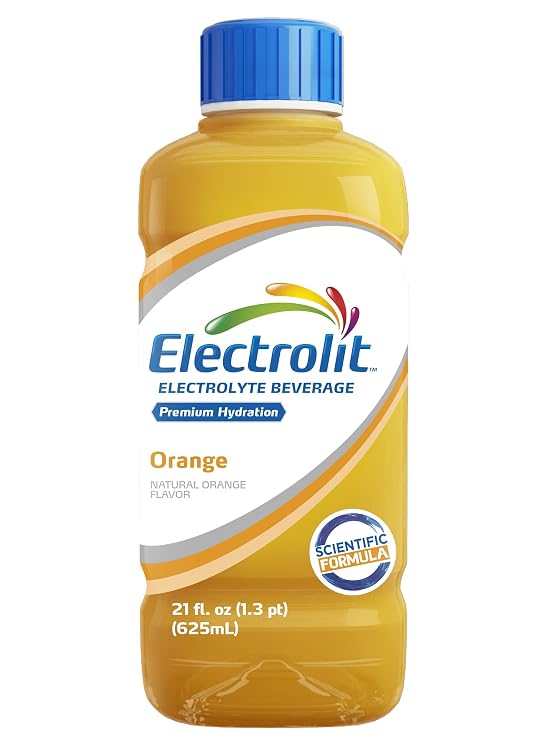 Electrolit Orange Mandarin Liquid Thirst Quencher Plastic Bottle 21 Oz - 0887725000051