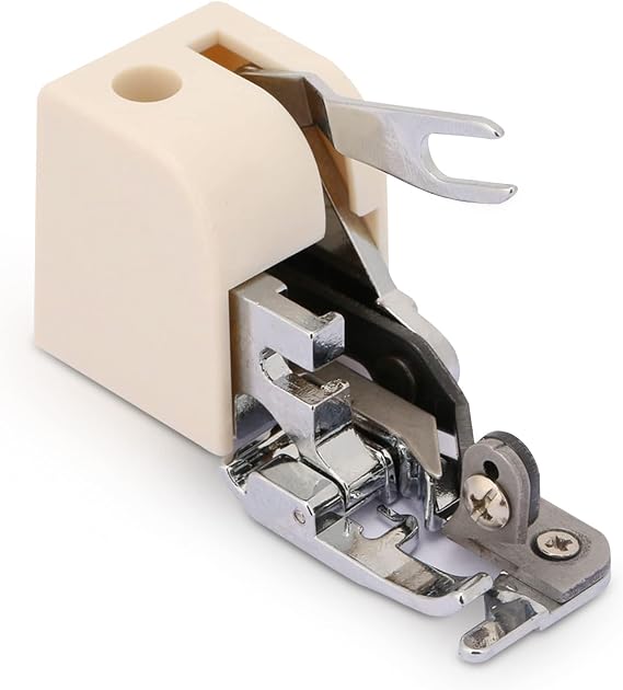 Universal Presser Foot, Side Cutter Sewing Machine Presser Foot Compatible with Low-Shank Multi-Function Household Sewing Machines Feet, NOT for Older Model/Industrial/Mini Machines
