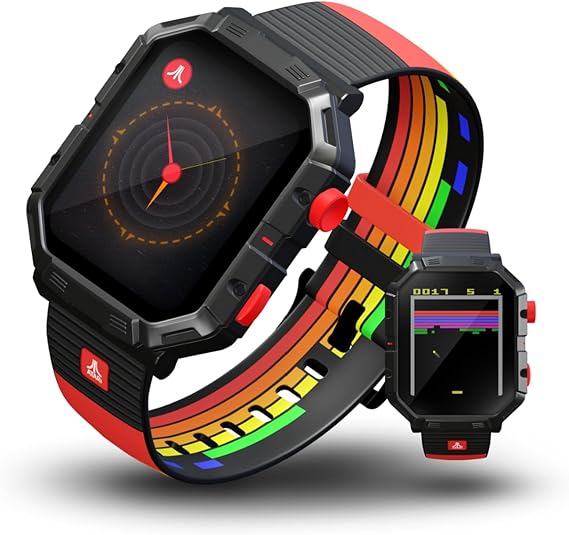 Atari 2600, Retro Gaming Smart Watch, No Wi-Fi or Bluetooth