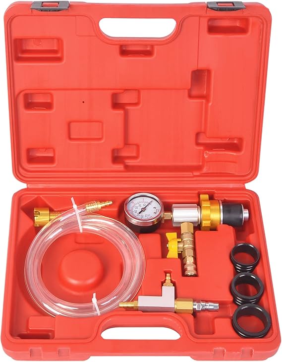 Engine Cooling System Vacuum Purge & Refill Kit Set Universal Pro Tools
