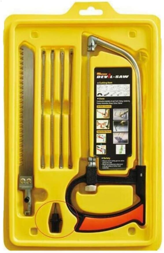 Havana Magic Saw Sihirli Testere Kıl Testere Ağaç Ahşap Demir Testeresi 8 in 1 Çok Fonksiyonlu Sihirli testere Demir Testeresi DIY El Çelik Testere Metal Ağaç İşleme Mini Testere Seti 6 Bıçak Modeli Kesme Aleti Demir Testeresi El Testere Set Çok Amaçlı Sihirli DIY Yay Testere Ağaç İşleme Araçları Kesme için Ahşap, Plastik, Cam, Kiremit, Metal, Halat, PVC Boru, Kauçuk
