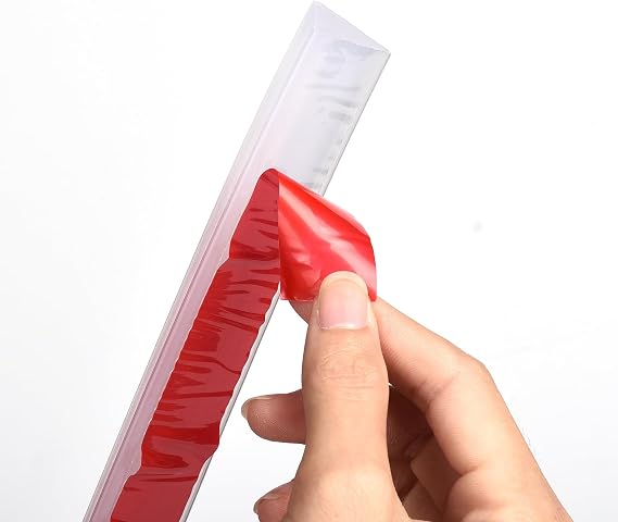 39 Inches Shower Threshold Water Dam Barrier Collapsible Shower Water Barrier Dam Self Adhesive Water Stopper Blocking Strip for Bathroom Sink