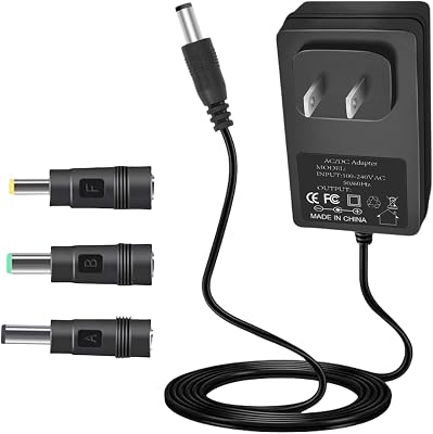 15V 2A Power Supply Charger Cable Input AC 100V-240V, Output DC 15 Volt 2 Amp 30 Watt Adapter Transformer Converter DC 5.5mm x 2.1mm5.5mm x 2.5mm Extra Long 6.6FT