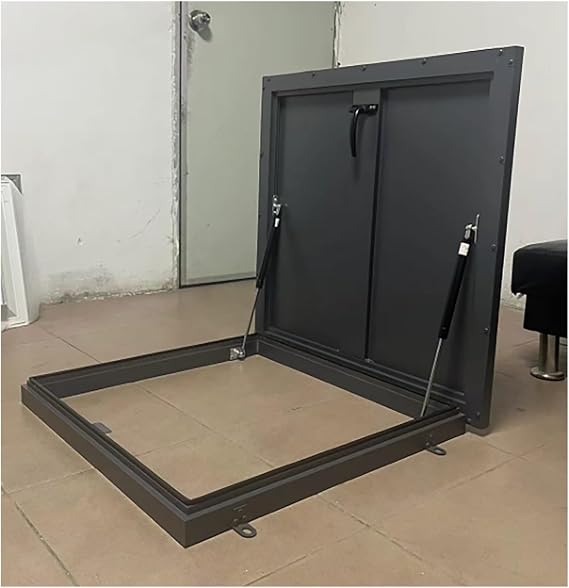 Commercial Roof Access Hatch 30"l X 36"w, 34 X40/ 30x30/ 24x24, Galvanized Powder Coated Steel Roof Hatch for Maintenance Roof, Emergency Access Lid, Wellhead Lid, Cellar Cover(34x40in(86.3x101.5cm))