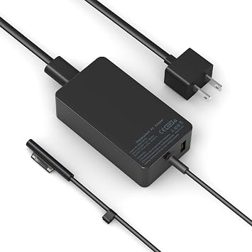 65W Surface Pro Laptop Charger-for Microsoft Surface Pro Charger Windows Surface Laptop 7,6,5,4,3,2,for Microsoft Surface Pro10,9,8,7+,7,6,5,4,3,X,Surface Book3,2,1,Surface Go Tablet,Support 44W,10FT