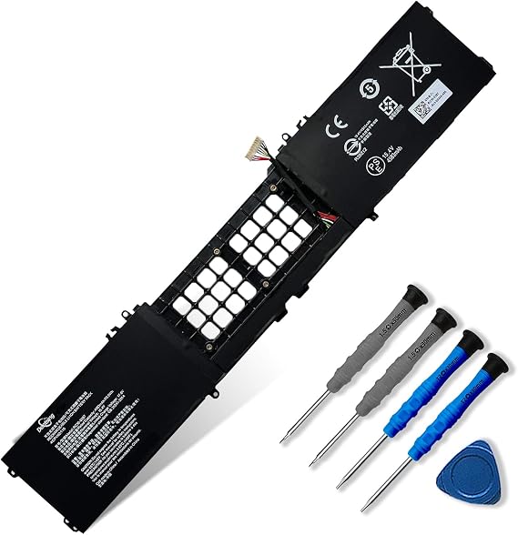 RC30-0287 15.4V 70.5Wh/4583mAh Laptop Battery Compatible with Razer Blade Pro 17 2019 RZ09-0287 RZ09-02876E92-R3U1 RTX 2060 2080 Max-Q Series Notebook 4ICP4/62/115
