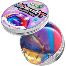WATERELF Galactic Prism Putty 90g - Non-Toxic Sensory Play for Kids, Pearlized Multi-Color Slime/Putty, Creative Toy for Boy & Girls, Non-Sticky Therapy Stress Relief Toys for Adults - P001