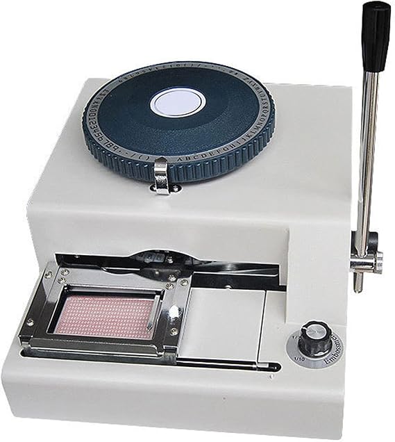 Embossing Machine 70 Character PVC Card Embosser Stamping Machine Credit ID VIP Magnetic Embossing Engraved Dial