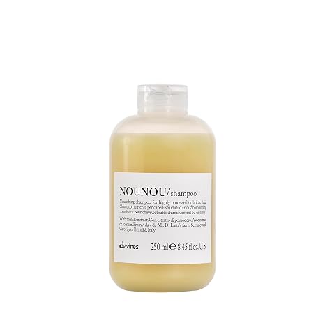 Davines NOUNOU/Shampoo, Nourishing Cleanser for Damaged, Processed or Brittle Hair - Restores Natural Softness, Shine & Body with Lupin- Hydrates Chemically Treated Hair