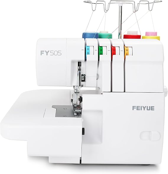 FEIYUE FY505 Serger Overlock Machine, 2/3/4 Thread Capability