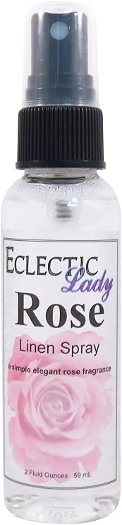 Rose Linen Spray, 8 oz, For Bed, Fabric & Pillow