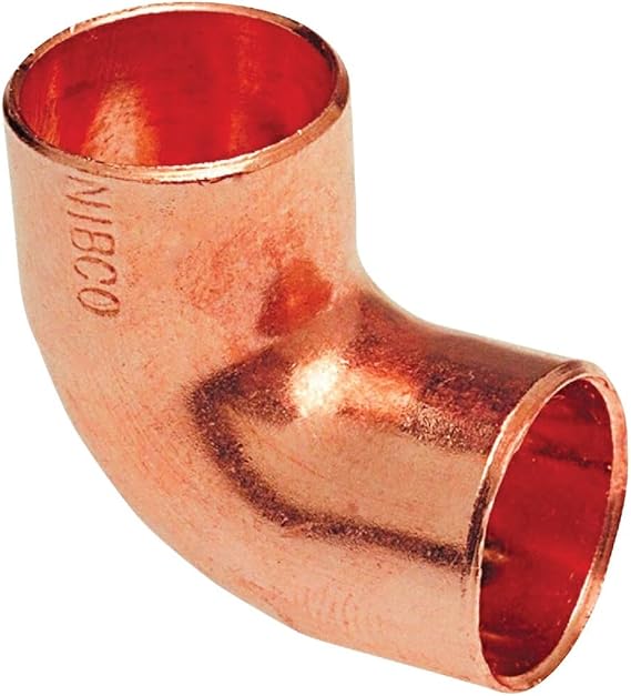 Elkhart Products 107CR 3/4X1/2 3/4-Inch by 1/2-Inch 90-Degree Copper Elbows