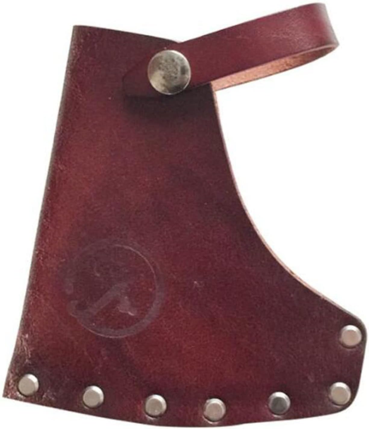 1Pack Leather Axe Head Sheath Durable Leather Sheath Lumberjack Outdoors Work Essentials Axe Head Cover with Belt Loops Protector