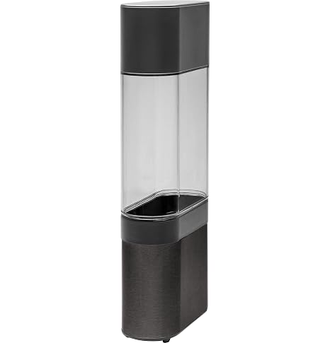 GE Profile Opal | Side Tank for 2.0 Opal Nugget Ice Makers | Easily Attaches to Opal Ice Makers | 0.75 Gallon Tank | Holds 3x Ice Before Refilling | Black Stainless Steel P4AAKASBRTD