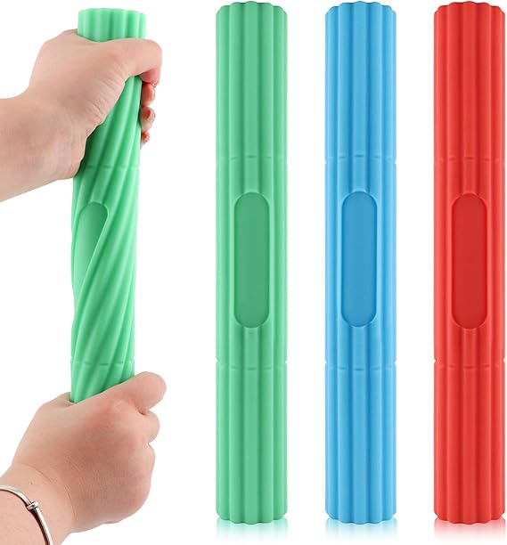 3 Pcs Flex Resistance Bars Set, Physical Therapy Hand Grip Strength Trainer