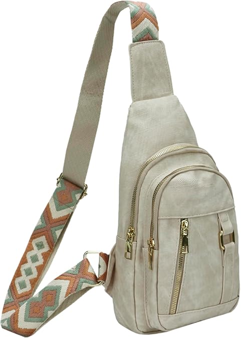 MICOM Small Sling Bag For Women,Casual Crossbody Sling PU Leather Bags,Anti-Theft Crossbody Bags,Sling Purses for Travel