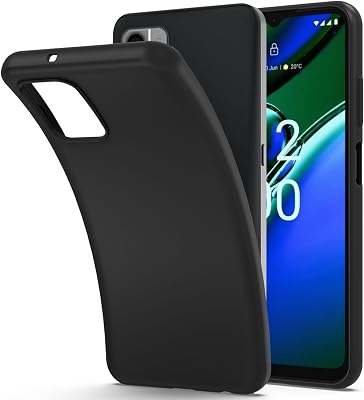 CoverON Designed for Nokia G310 5G Case, Minimal Lightweight Slim TPU Flexible Skin Cover Thin Protective Silicone Sleeve Fit Nokia G310  Nokia G42 Phone Case - Black, B1056-CO-NKG310-TPU1-BK