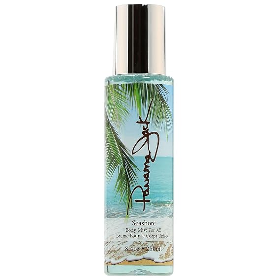 Panama Jack Seashore Body mist Unisex Ounce 20068556, Clear, Floral, 8.3 Fl Oz