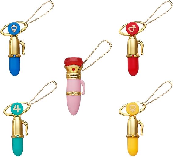 Gashapon Sailor Moon Disguise & Transformation Pen Mascot Charm Set