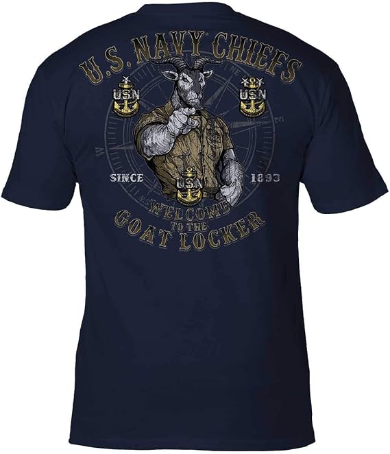 7.62 Design USN Chiefs 'Goat Locker' Men's T-Shirt